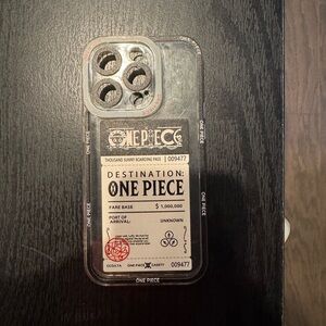 One Piece Clear iPhone 14 Pro case